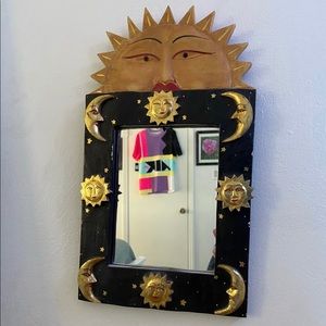 Handmade Vintage Astrology Mirror !